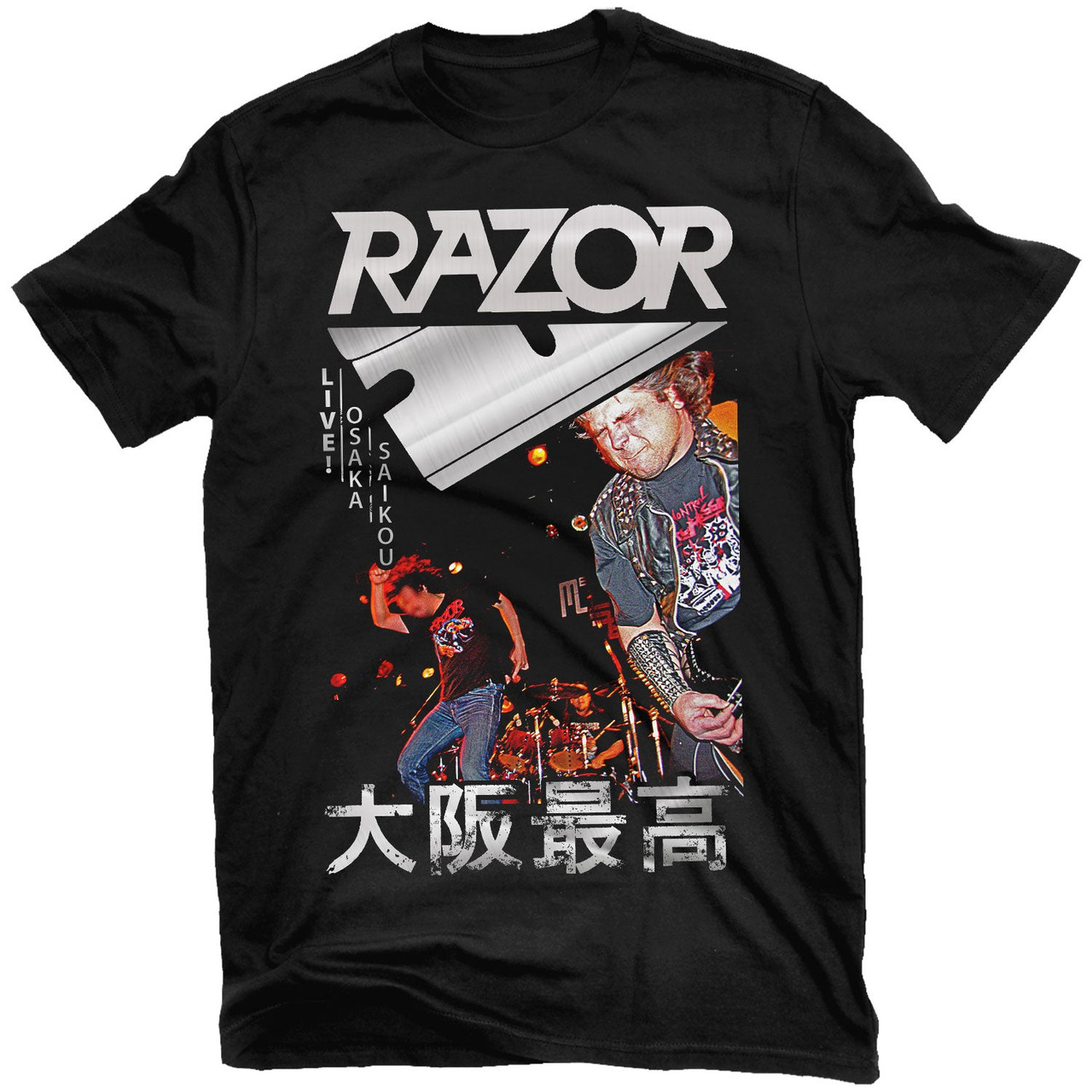Razor 'Live! Osaka Saikou Â§ßÈò™ÊúÄÈ´ò' (Black) T-Shirt - US Import