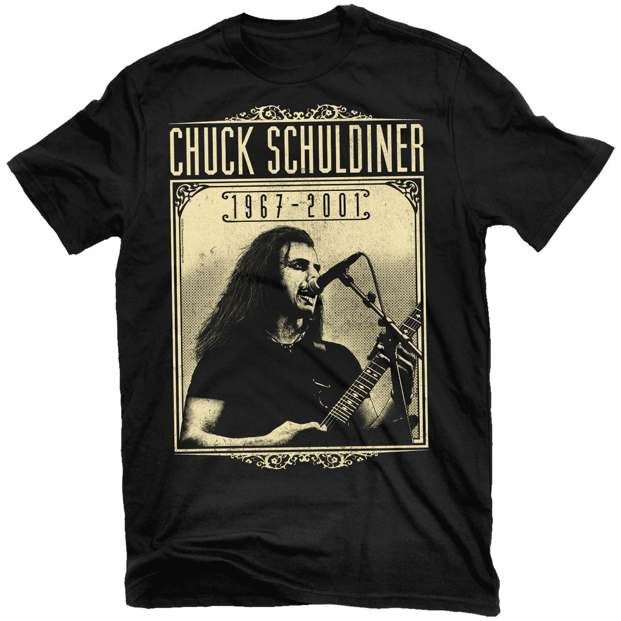 Chuck Schuldiner & Death 'Tribute #2' (Black) T-Shirt - US Import