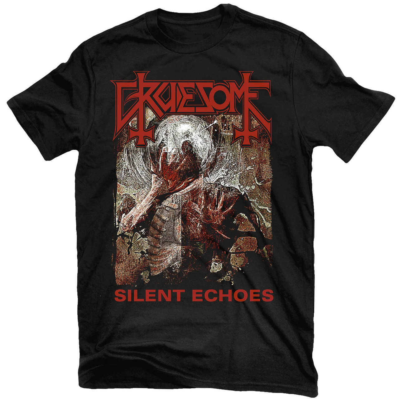 Gruesome 'Silent Echoes' (Black) T-Shirt - US Import