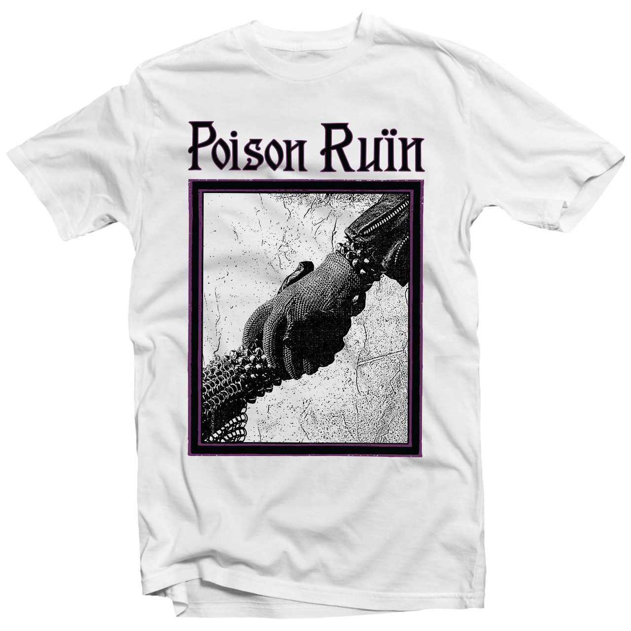 Poison Ruin 'Confrere' (White) T-Shirt - US Import