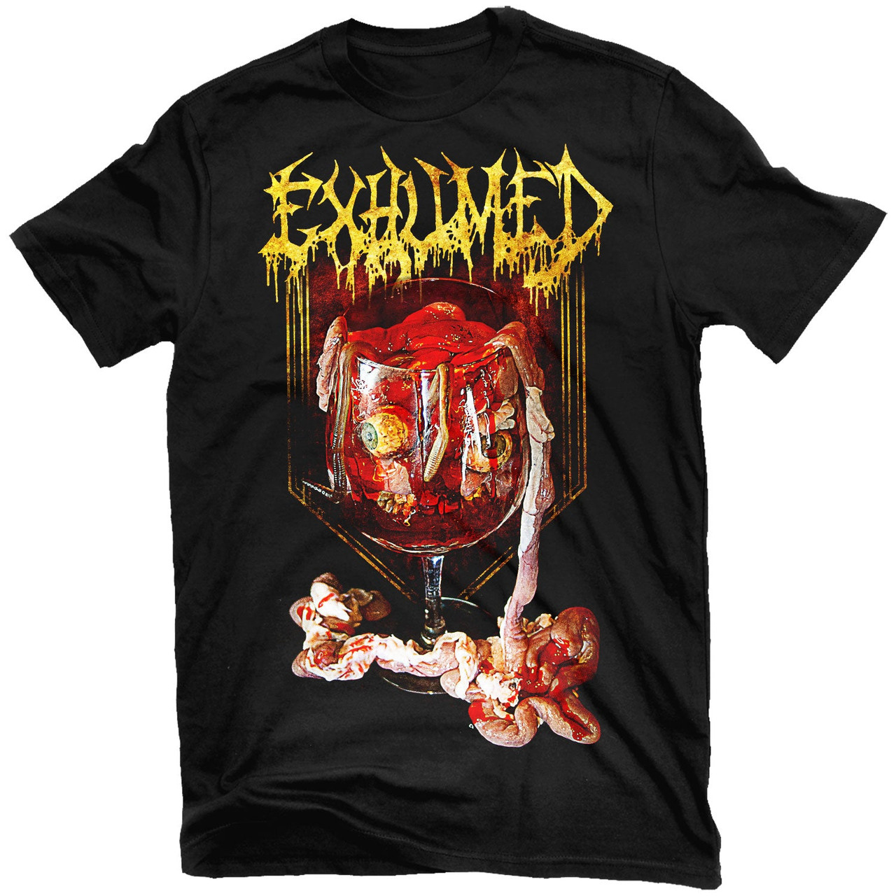 Exhumed 'Goblet of Gore' (Black) T-Shirt - US Import