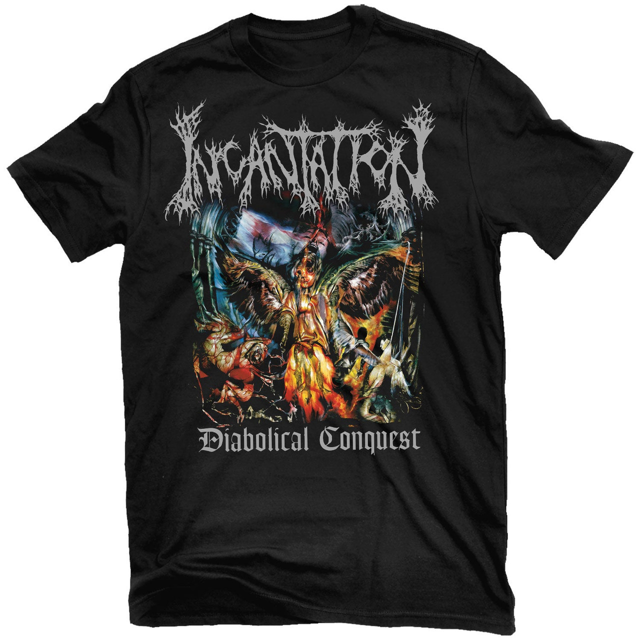 Incantation 'Diabolical Conquest' (Black) T-Shirt - US Import