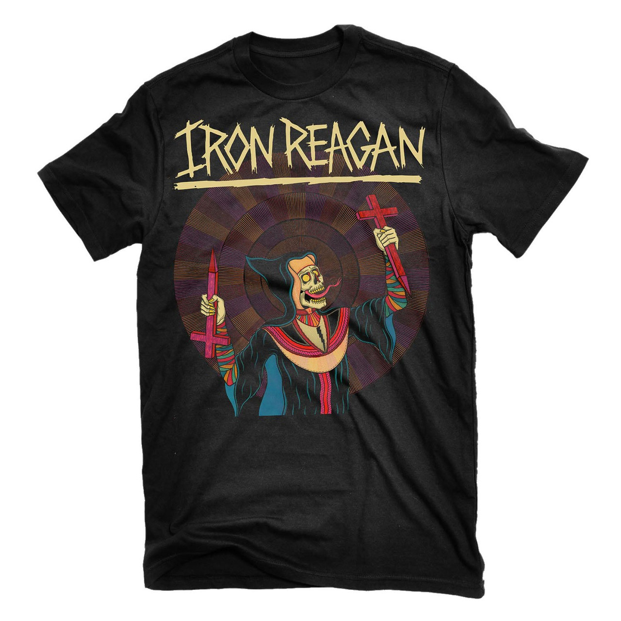 Iron Reagan 'Crossover Ministry' (Black) T-Shirt - US Import