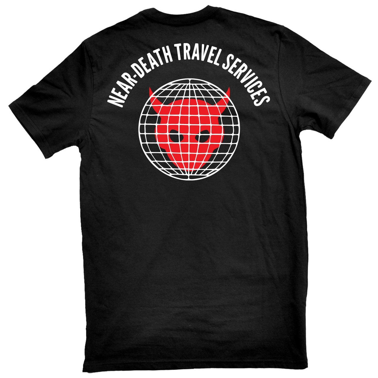 Deadguy 'Near-Death Travel Services' (Black) T-Shirt - US Import