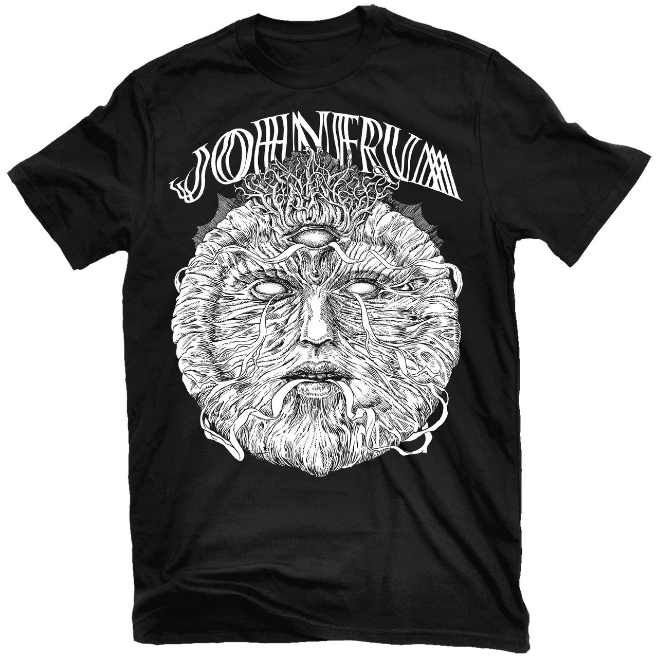 John Frum 'Wicker Man' (Black) T-Shirt - US Import