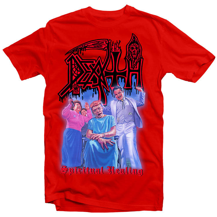 Death 'Spiritual Healing Red' (Red) T-Shirt - US Import