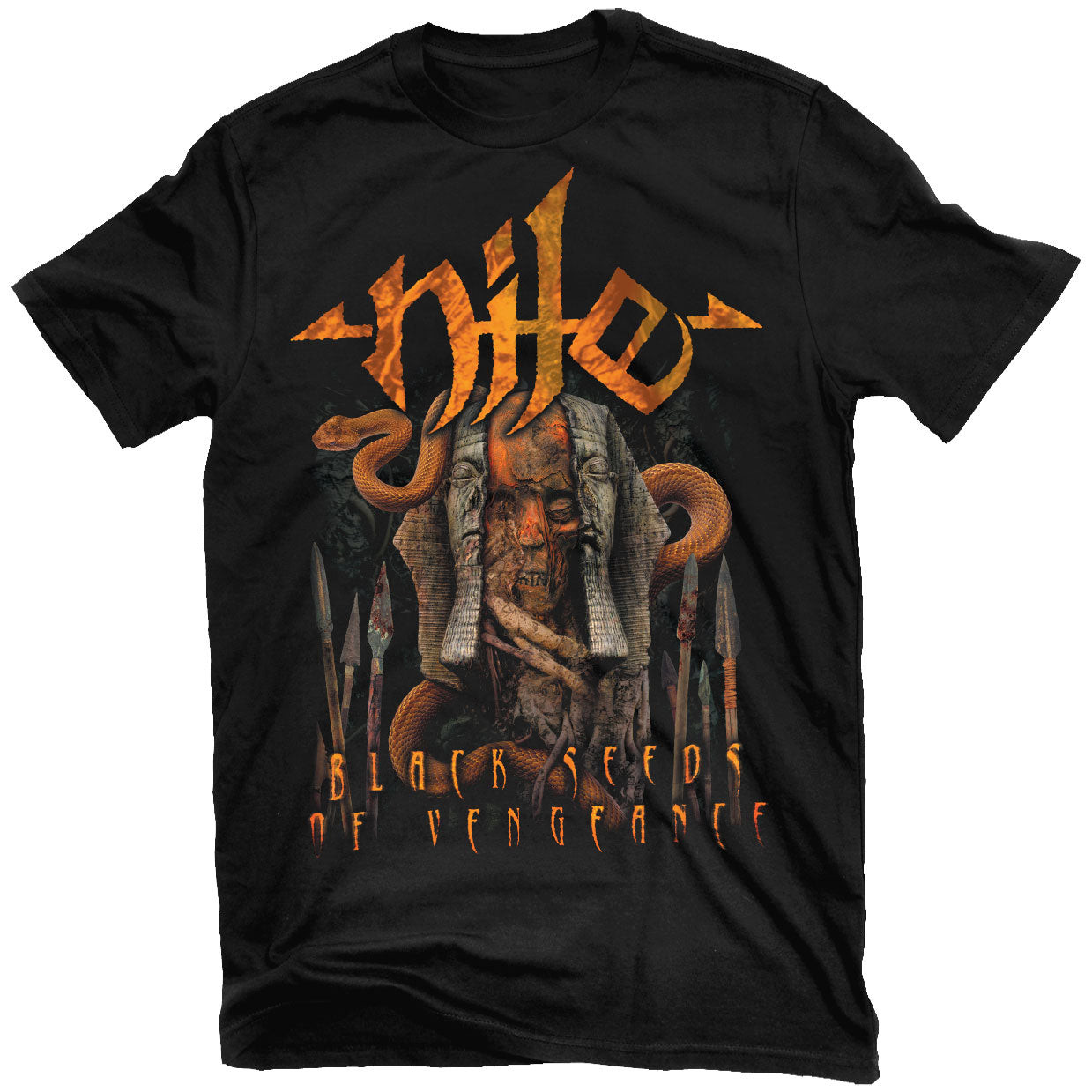 Nile 'Black Seeds of Vengeance' (Black) T-Shirt - US Import