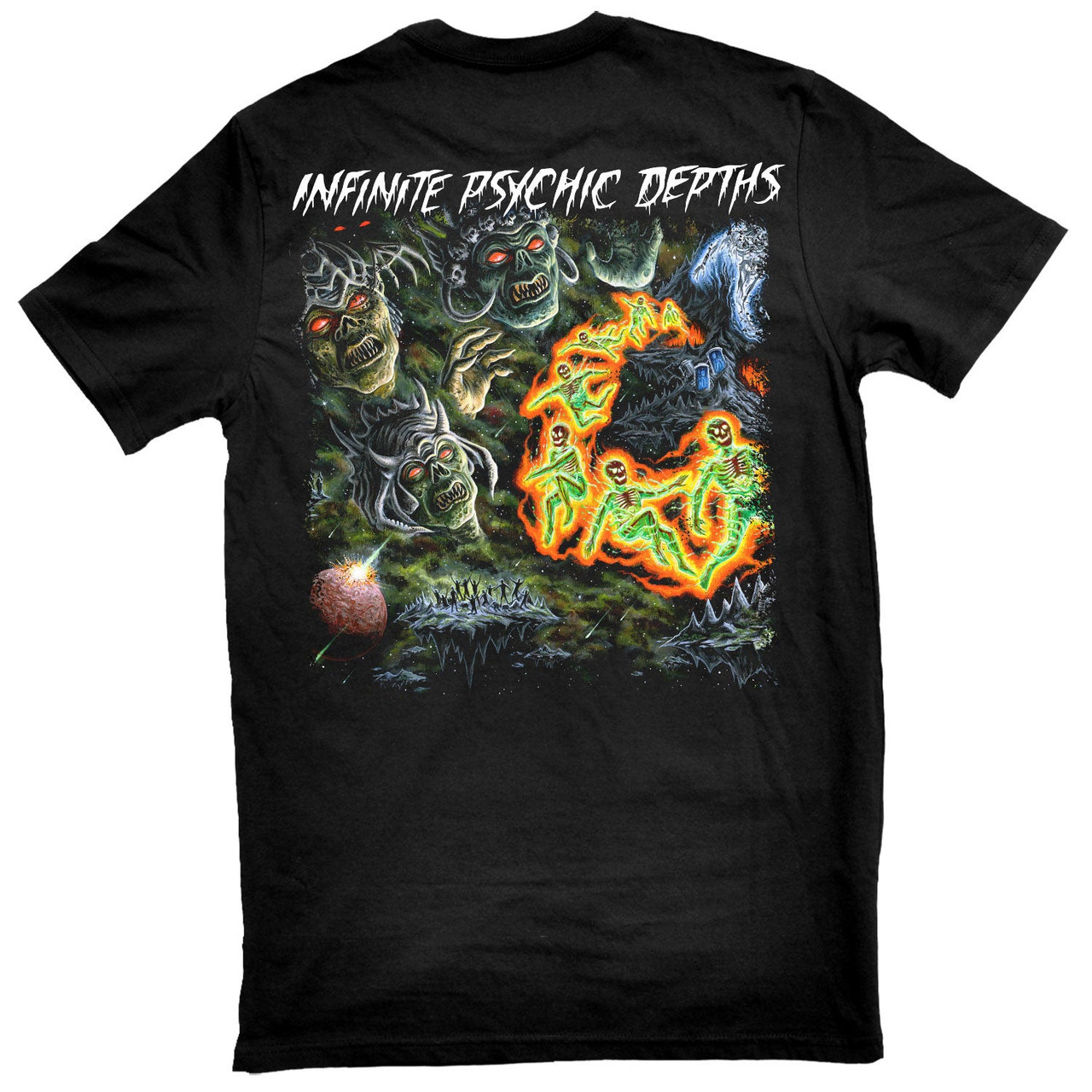Outer Heaven 'Infinite Psychic Depths' (Black) T-Shirt - US Import