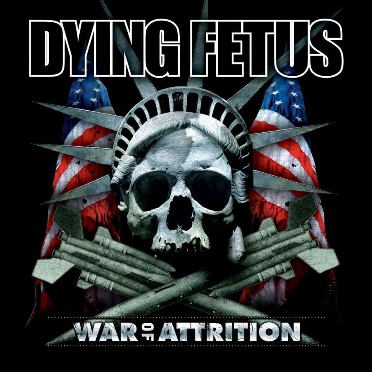 Dying Fetus 'War Of Attrition' LP Blood Red Cloudy Effect Vinyl