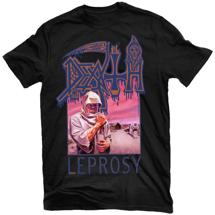 Death 'Leprosy T Shirt' (Black) T-Shirt - US Import