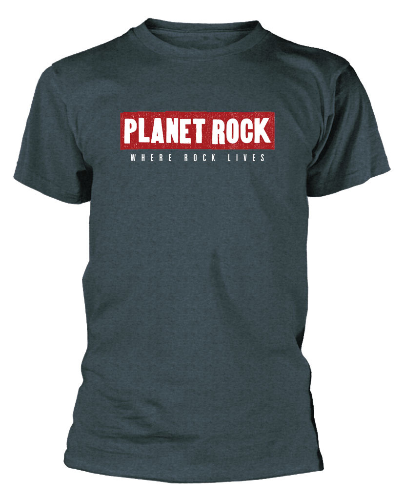 Planet Rock 'Logo' (Dark Heather) T-Shirt