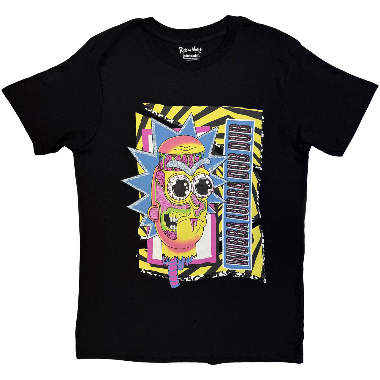 Rick And Morty 'Wubba Lubba Dub Dub' (Black) T-Shirt