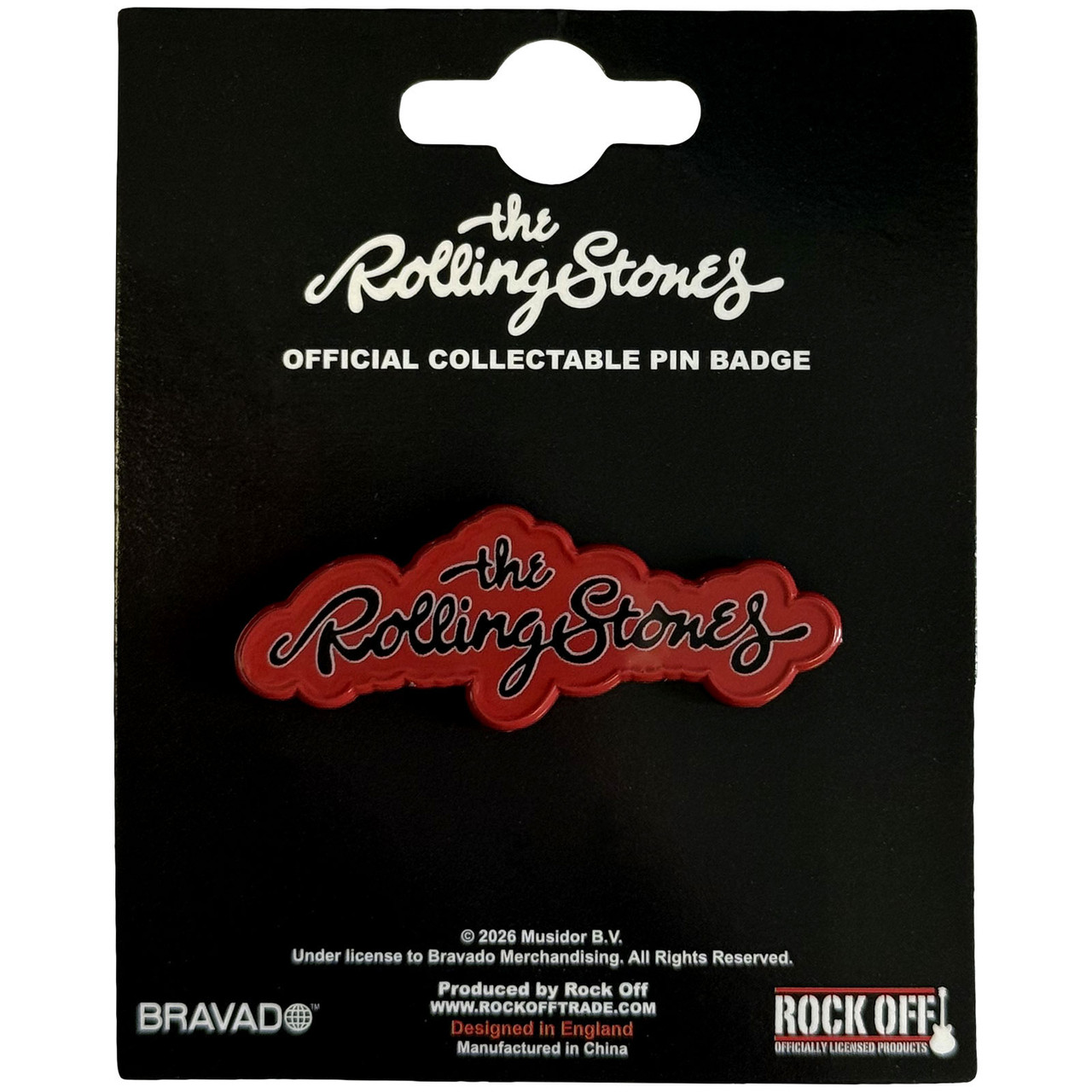 The Rolling Stones 'Script Logo' Pin Badge