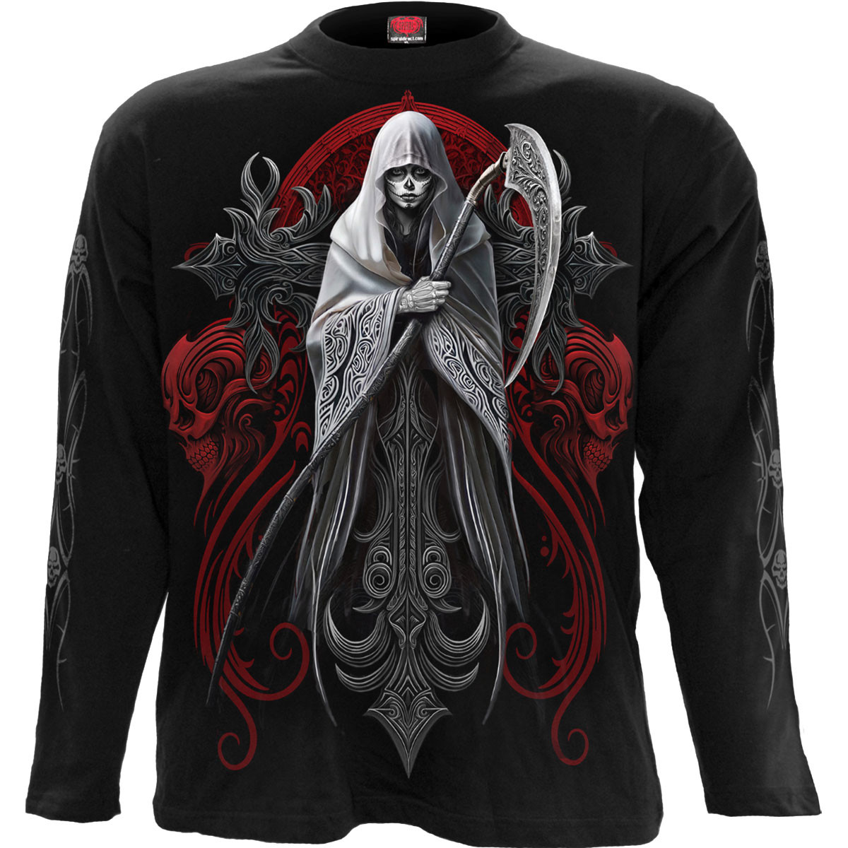 Spiral 'Reaperess' (Black) Long Sleeve Shirt