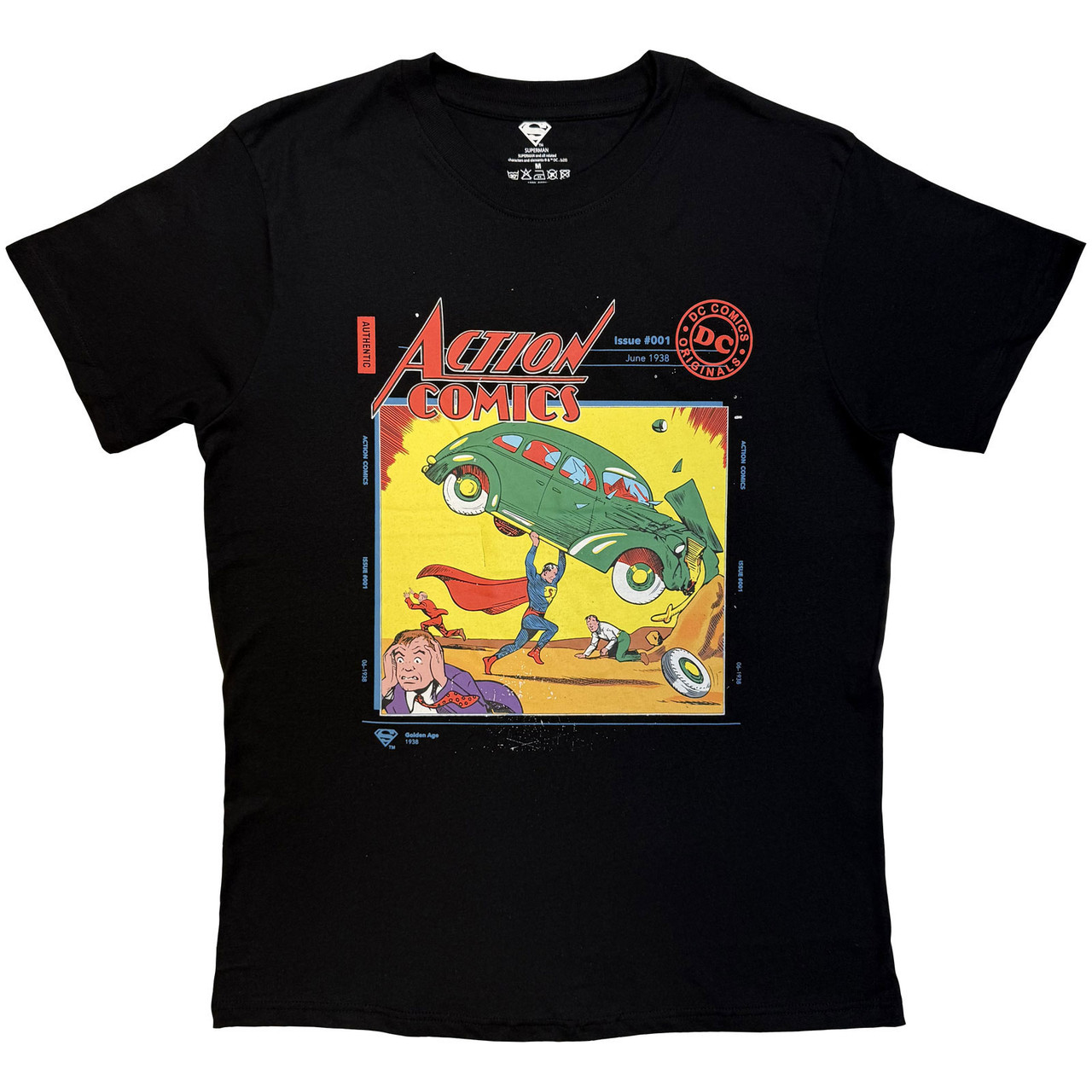 Superman 'Car' (Black) T-Shirt
