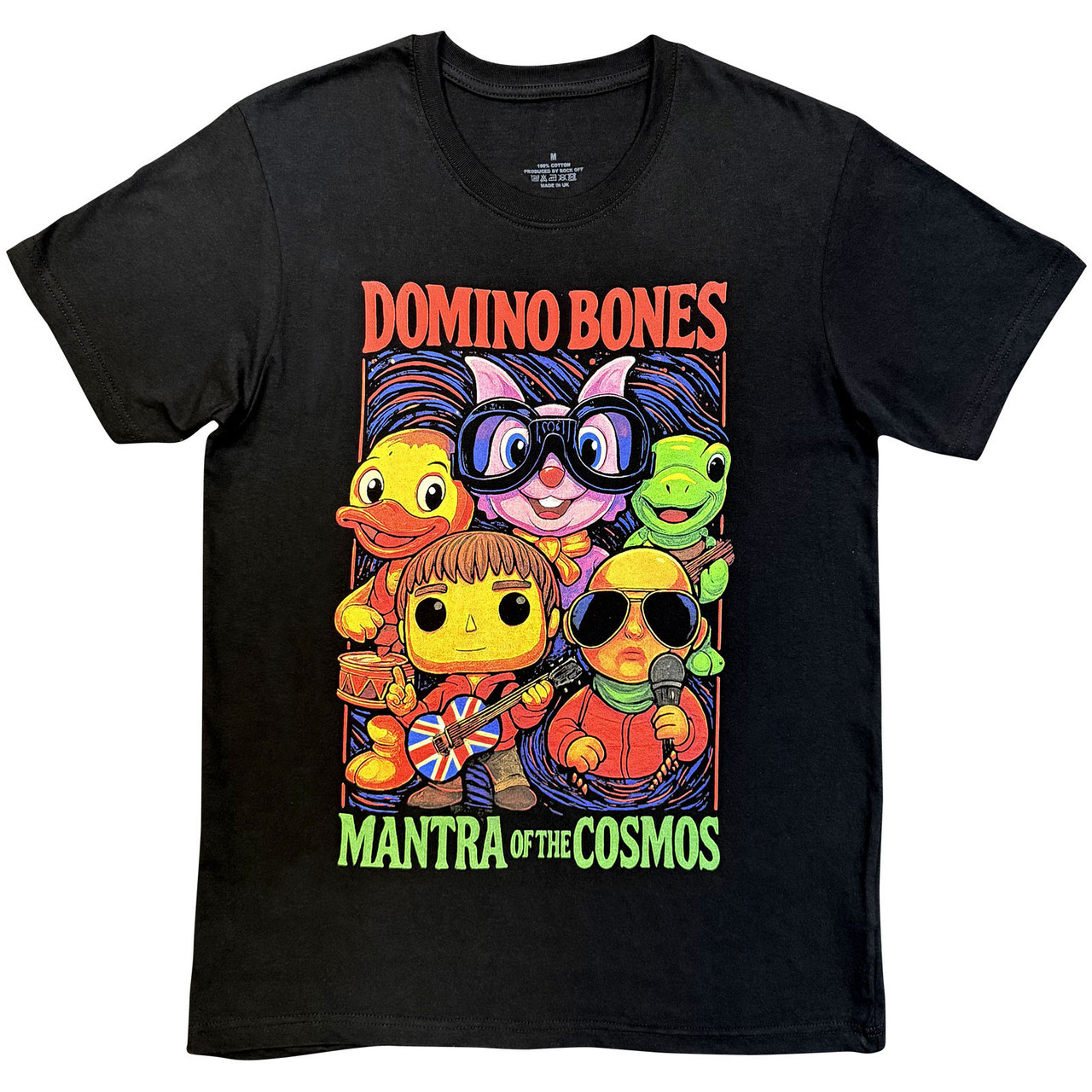 Mantra of the Cosmos 'Domino Bones' (Black) T-Shirt