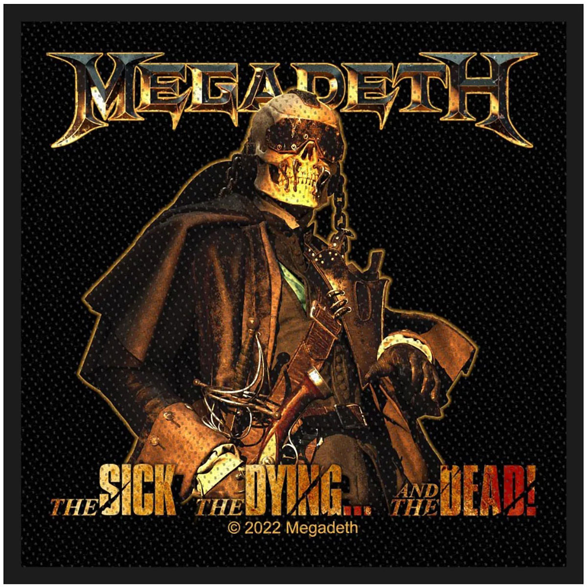 Megadeth 'The Sick, The Dying And The Dead' Woven Patch