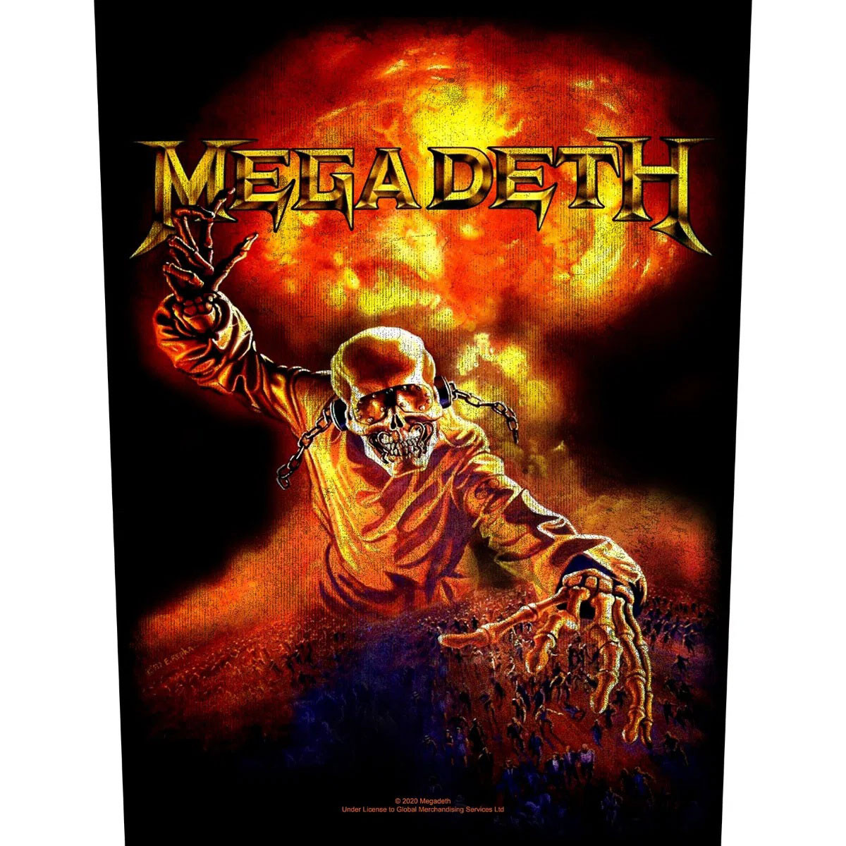 Megadeth 'Nuclear' Back Patch