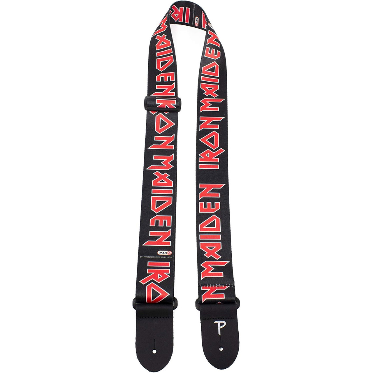 Iron Maiden 'Logo Black' Polyester Guitar Strap