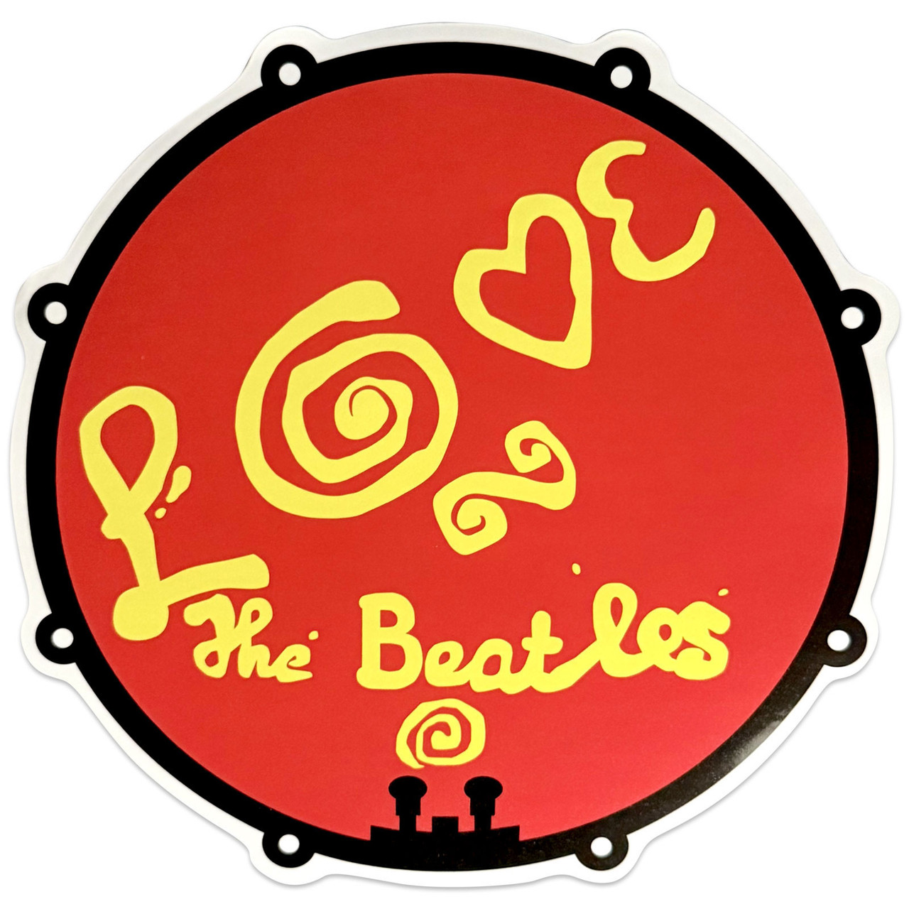 The Beatles 'Love Drum' Sticker