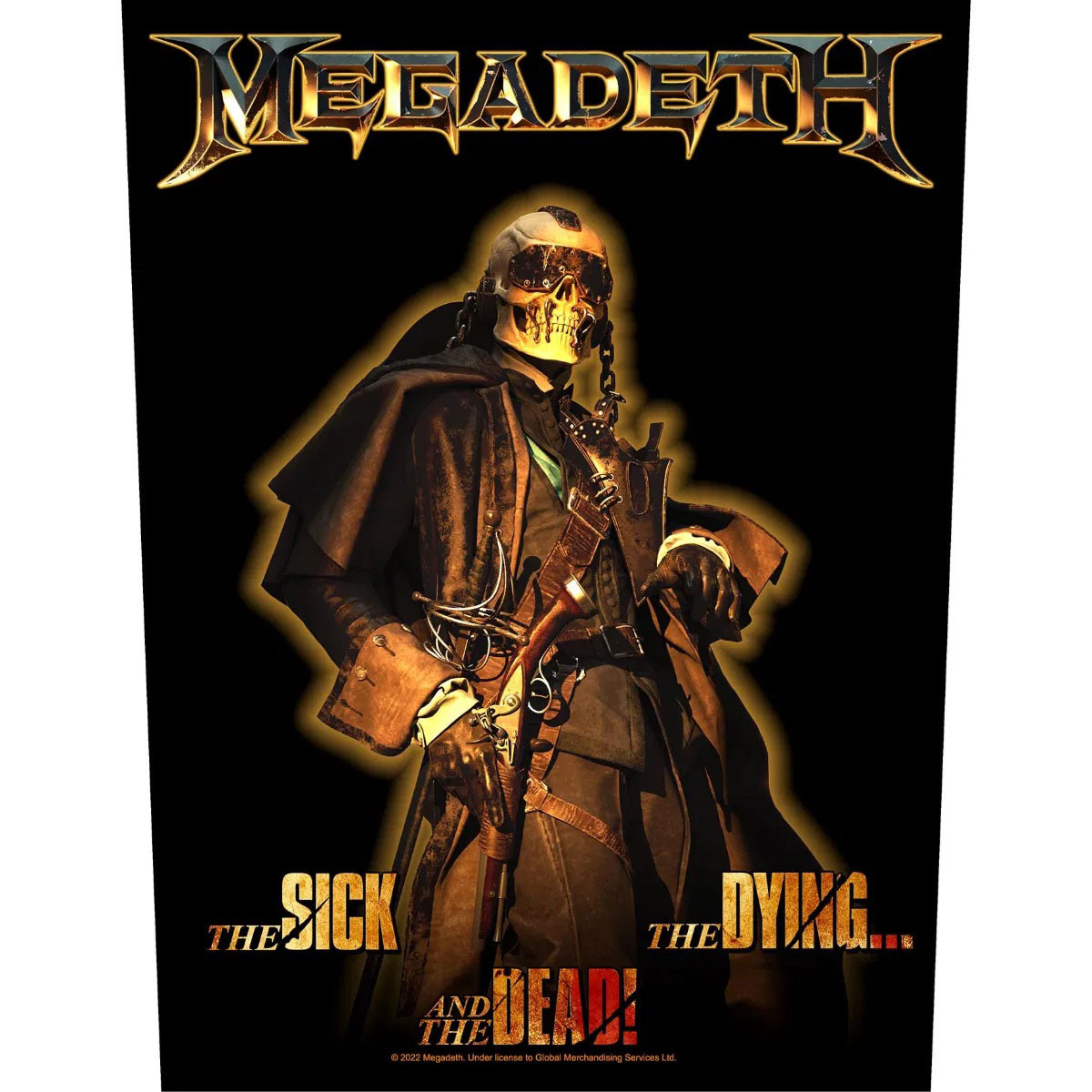 Megadeth 'The Sick, The Dying And The Dead' Back Patch