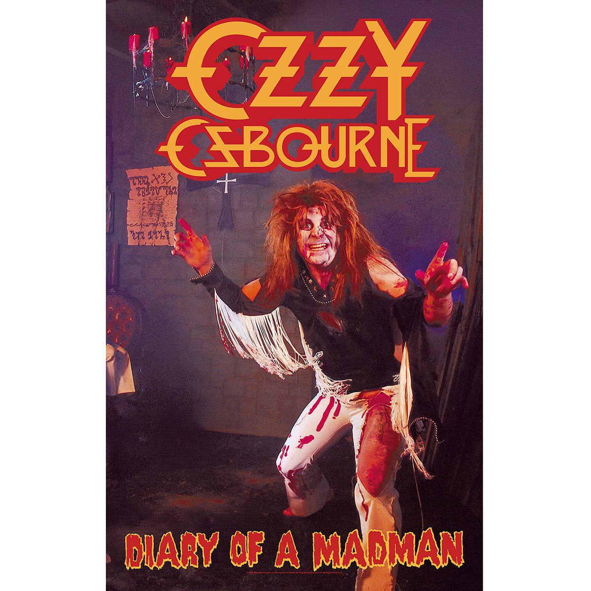 Ozzy Osbourne 'Diary Of A Madman' Textile Poster