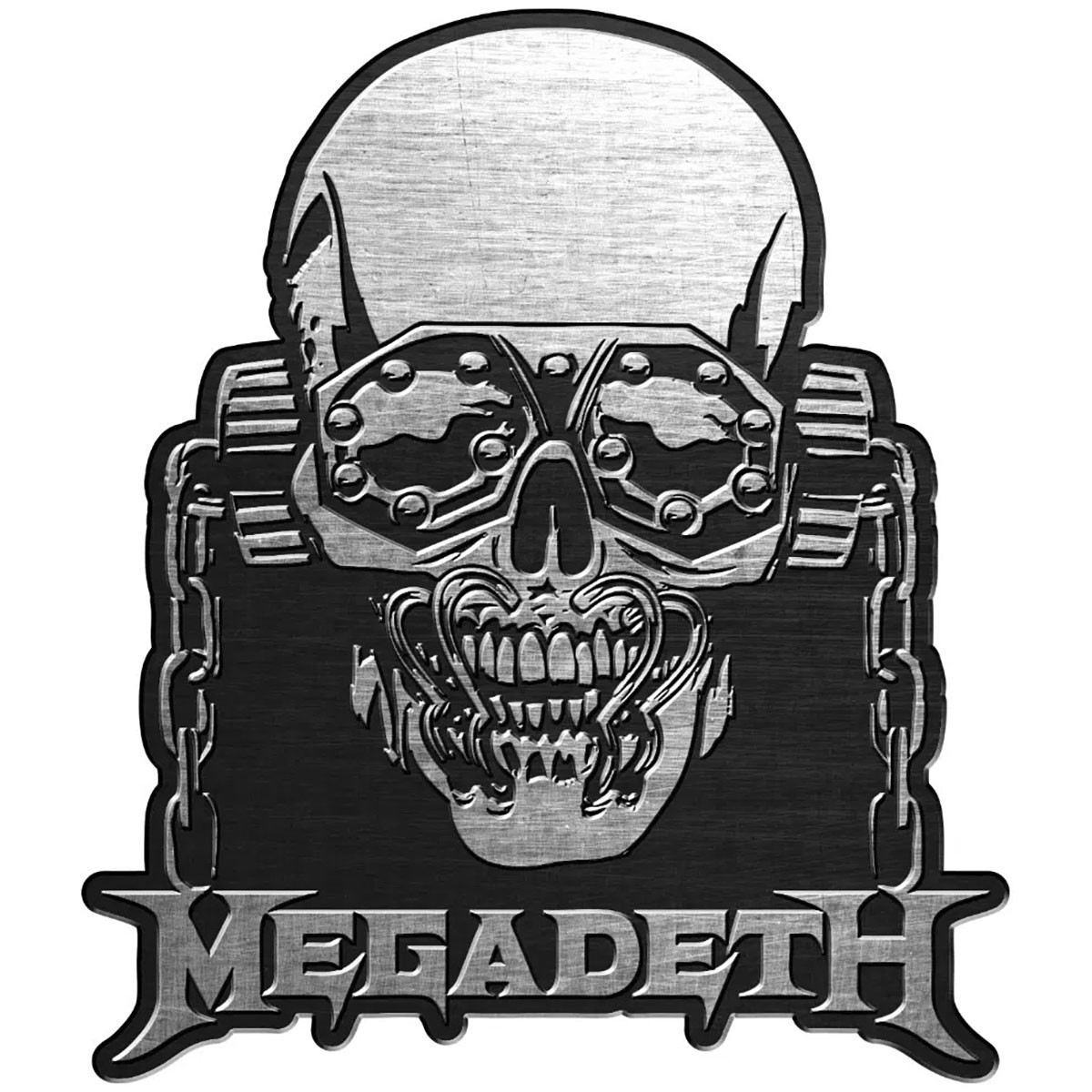 Megadeth 'Vic Rattlehead' Pin Badge