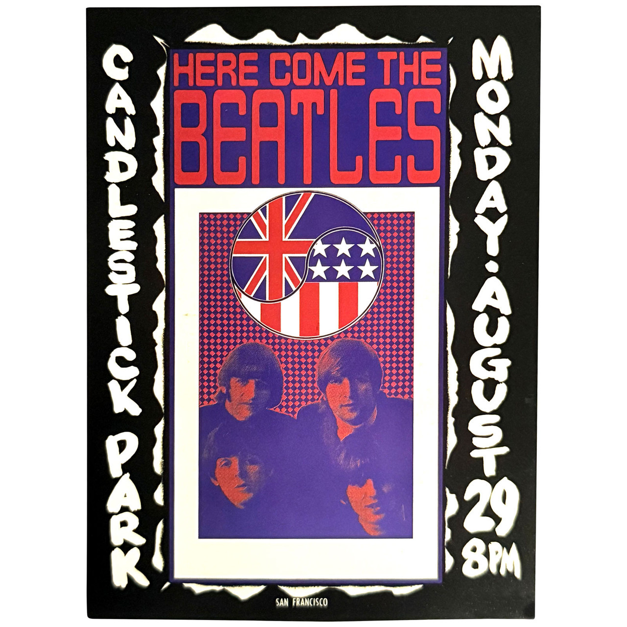 The Beatles 'Candlestick Poster' Sticker