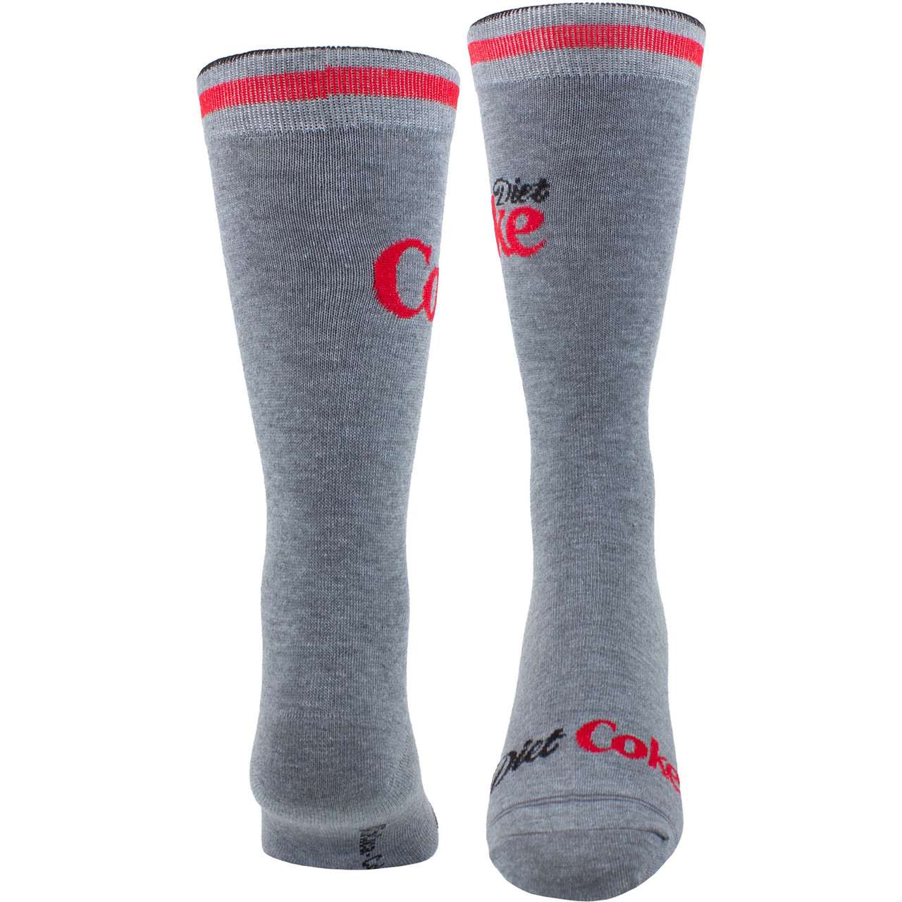 Coca-Cola 'Diet Coke' (Grey) Crew Socks (One Size = UK 6.5-11)