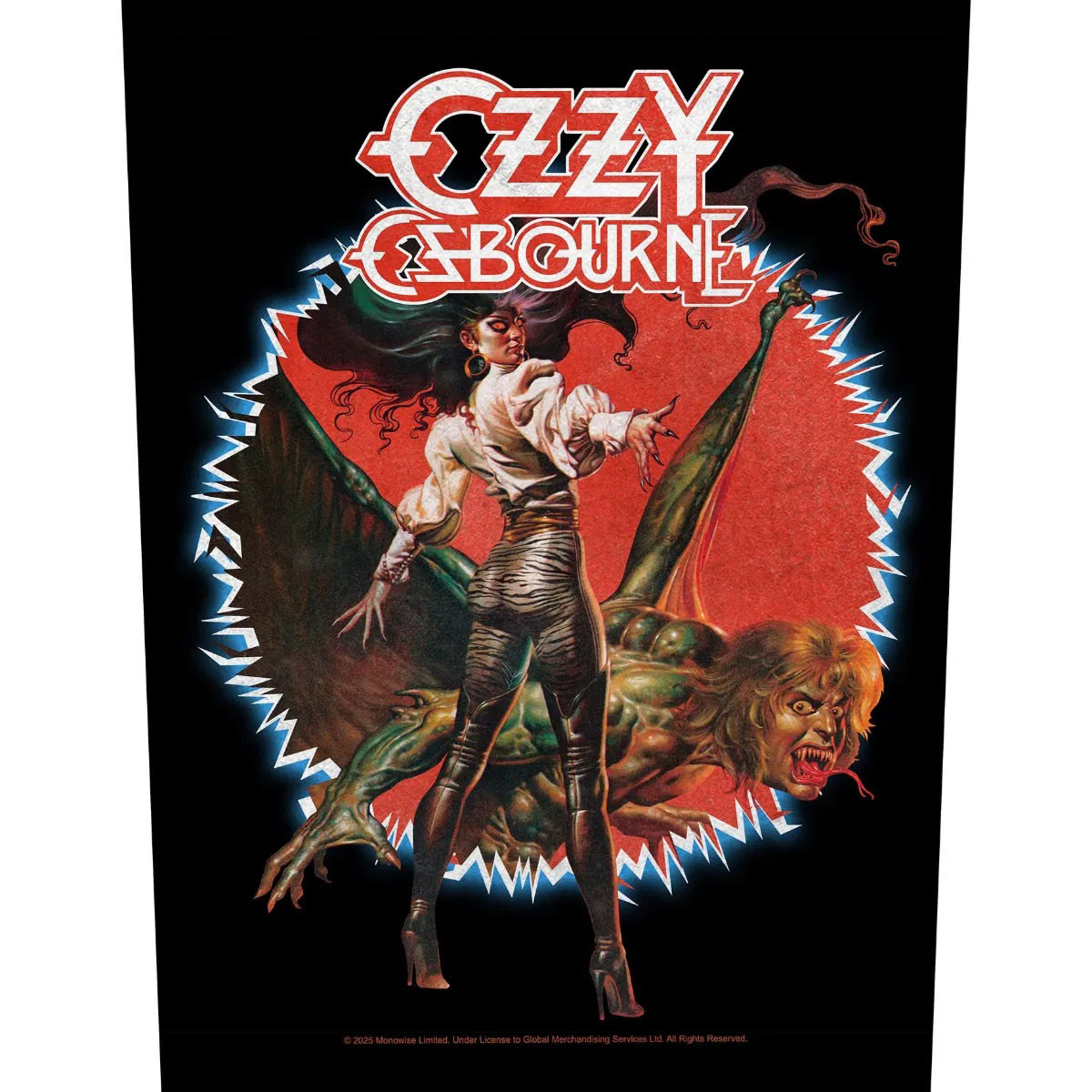 Ozzy Osbourne 'The Ultimate Sin' Back Patch