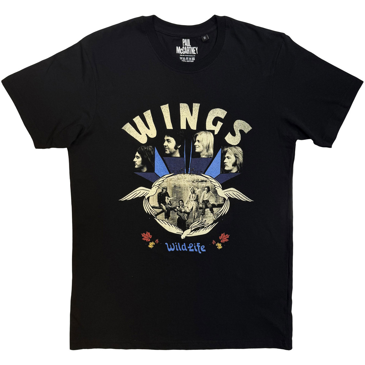 Paul McCartney 'Wildlife' (Black) T-Shirt