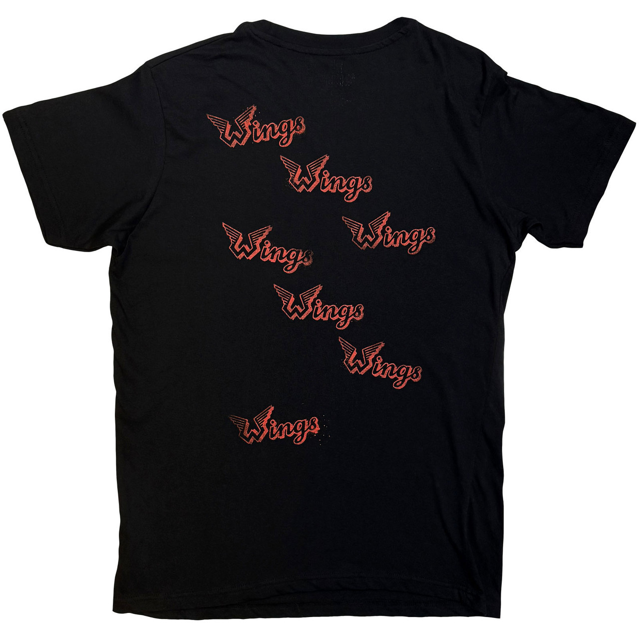 Paul McCartney 'Wings Collage' (Black) T-Shirt