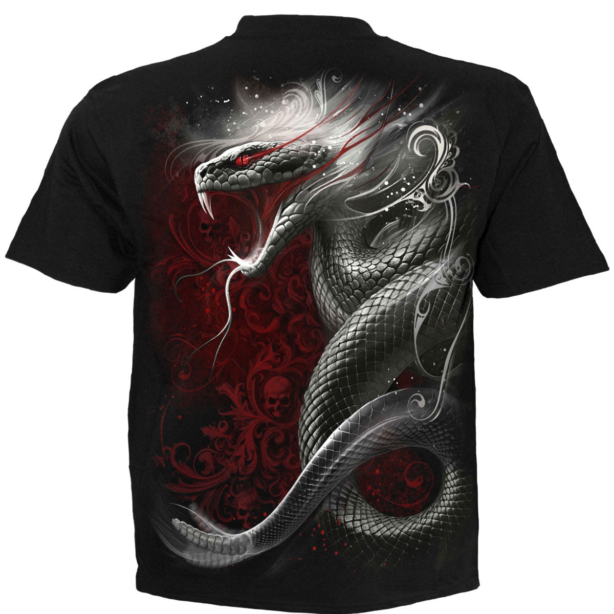 Spiral 'Gothic Serpent' (Black) T-Shirt