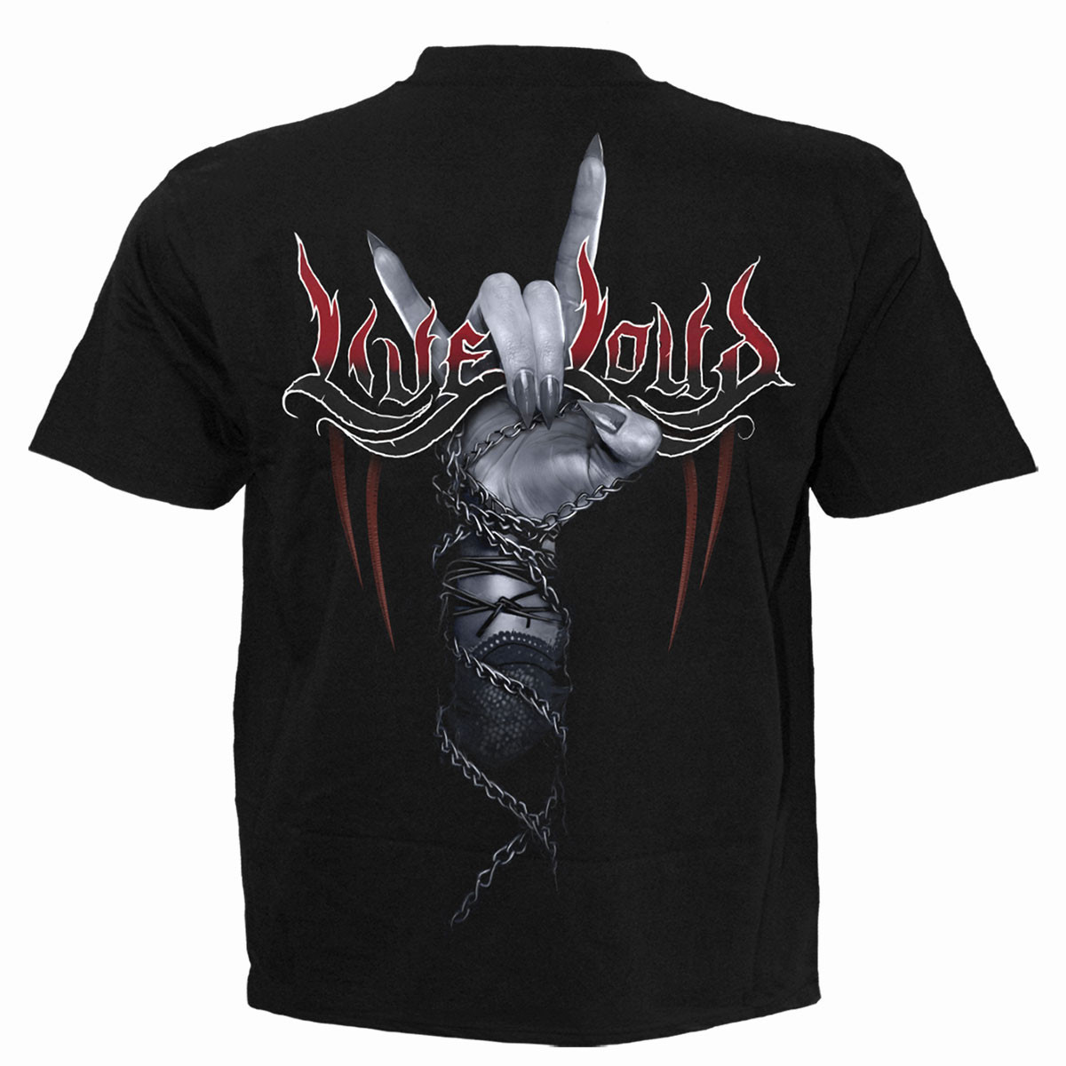 Spiral 'Rock Loud' (Black) T-Shirt
