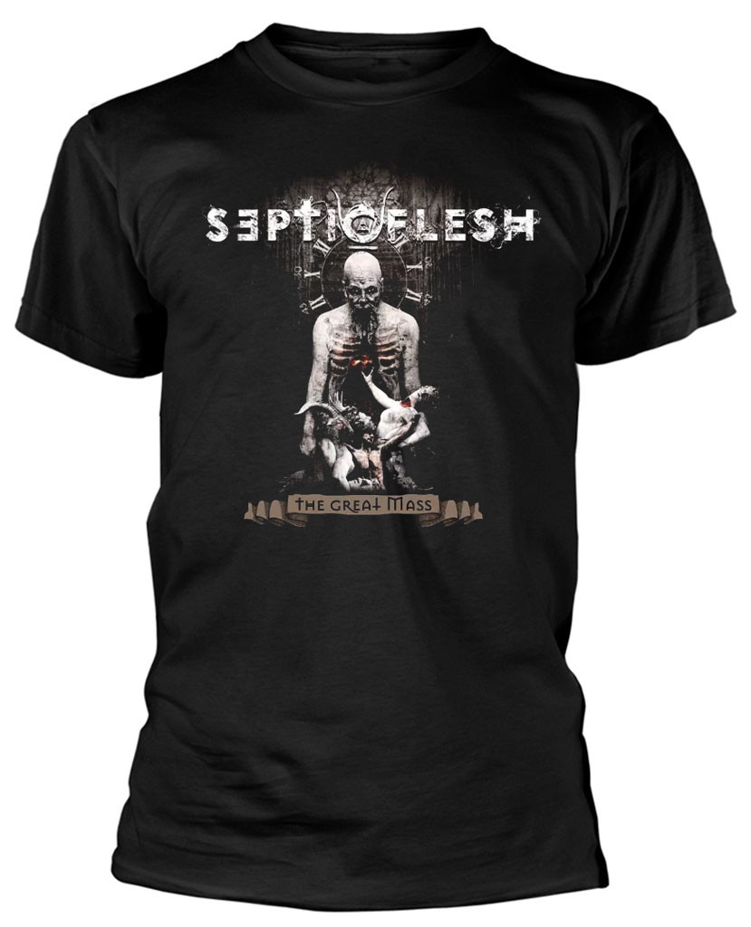 Septicflesh 'The Great Mass' (Black) T-Shirt Front