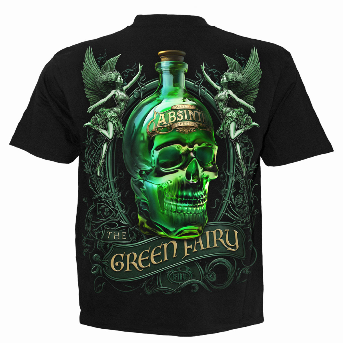 Spiral 'The Green Fairy' (Black) T-Shirt