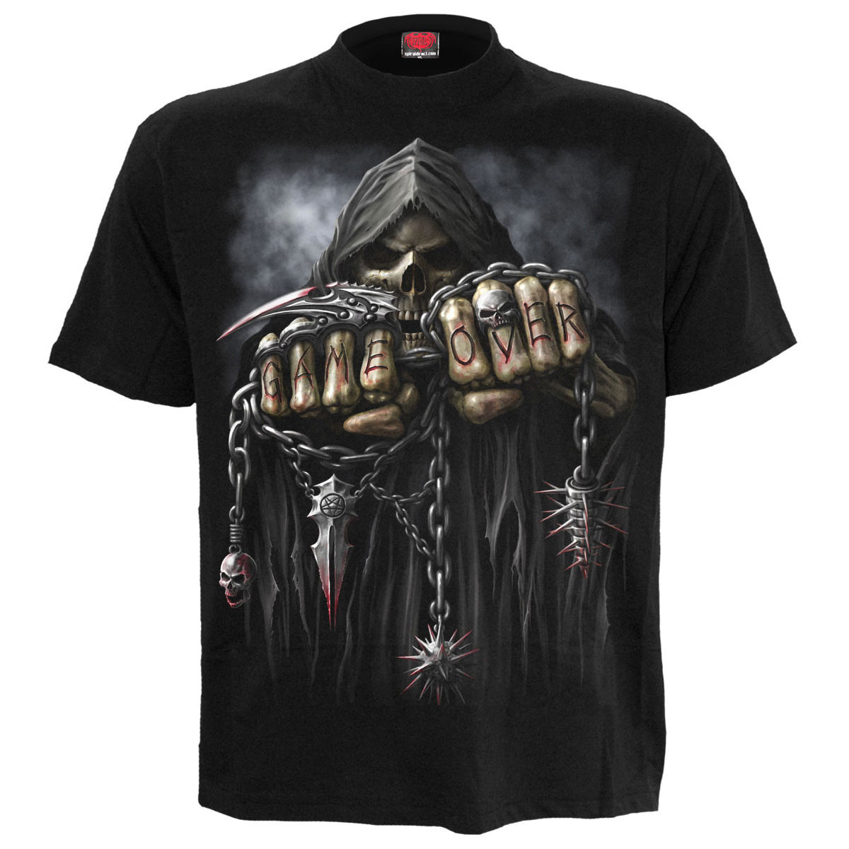 Spiral 'Game Over' (Black) T-Shirt