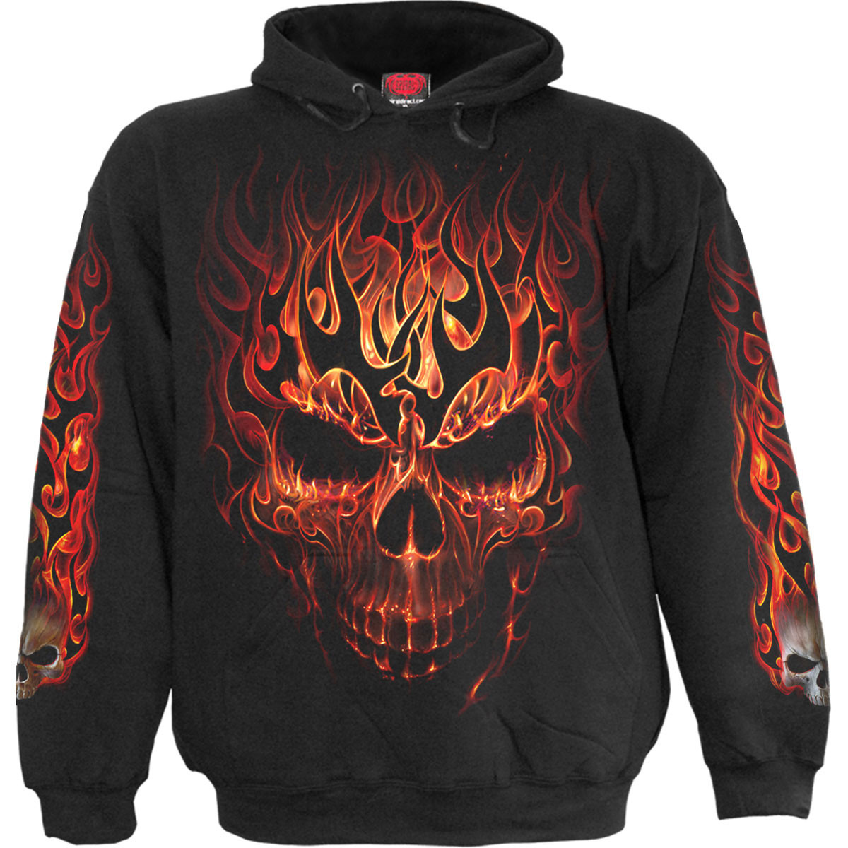 Spiral 'Skull Blast' (Black) Kids Pullover Hoodie
