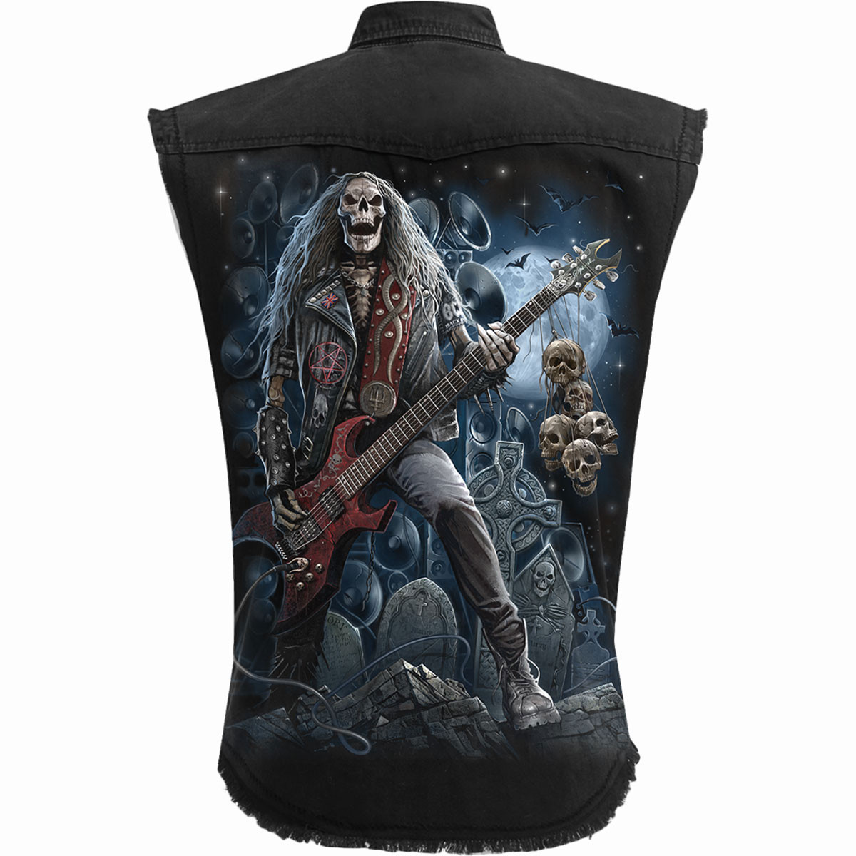 Spiral 'Grim Rocker' (Black) Worker Shirt