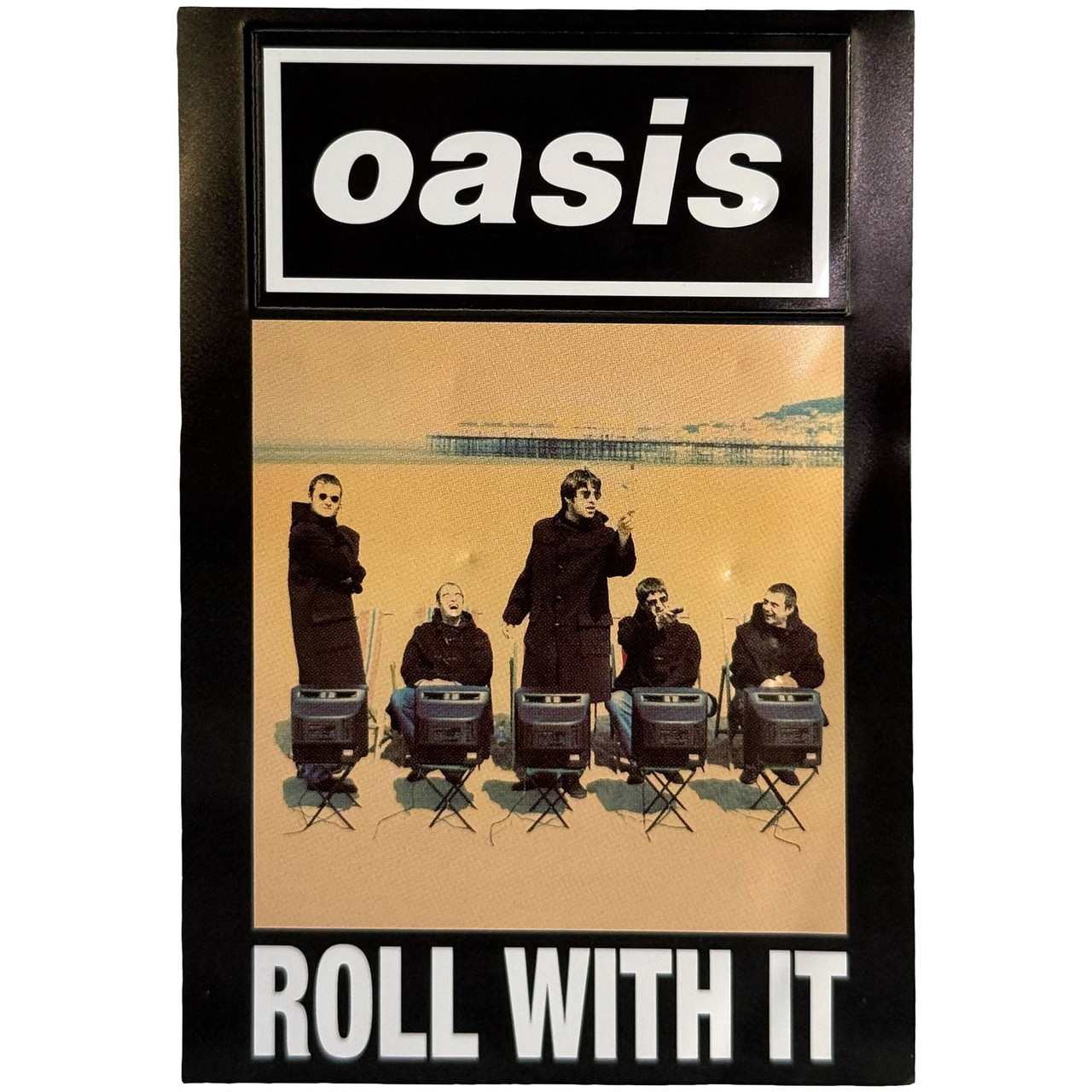 Oasis 'Roll With It Single' Ex-Tour Fridge Magnet