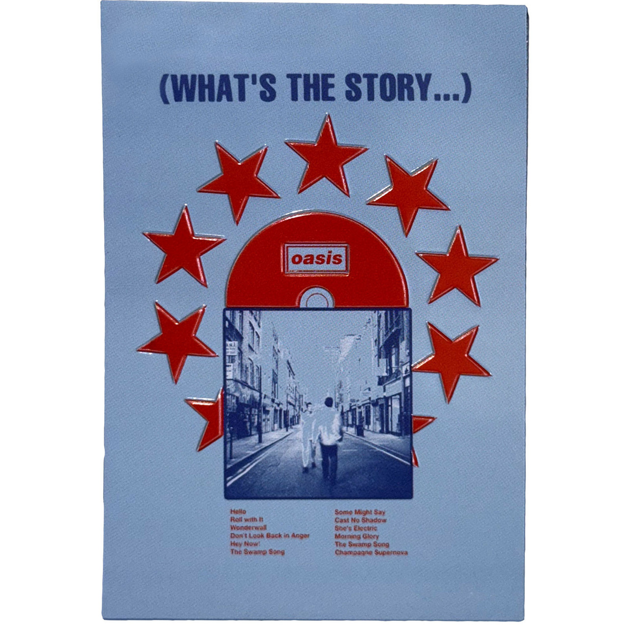 Oasis 'What's The Story CD Blue' Ex-Tour Fridge Magnet
