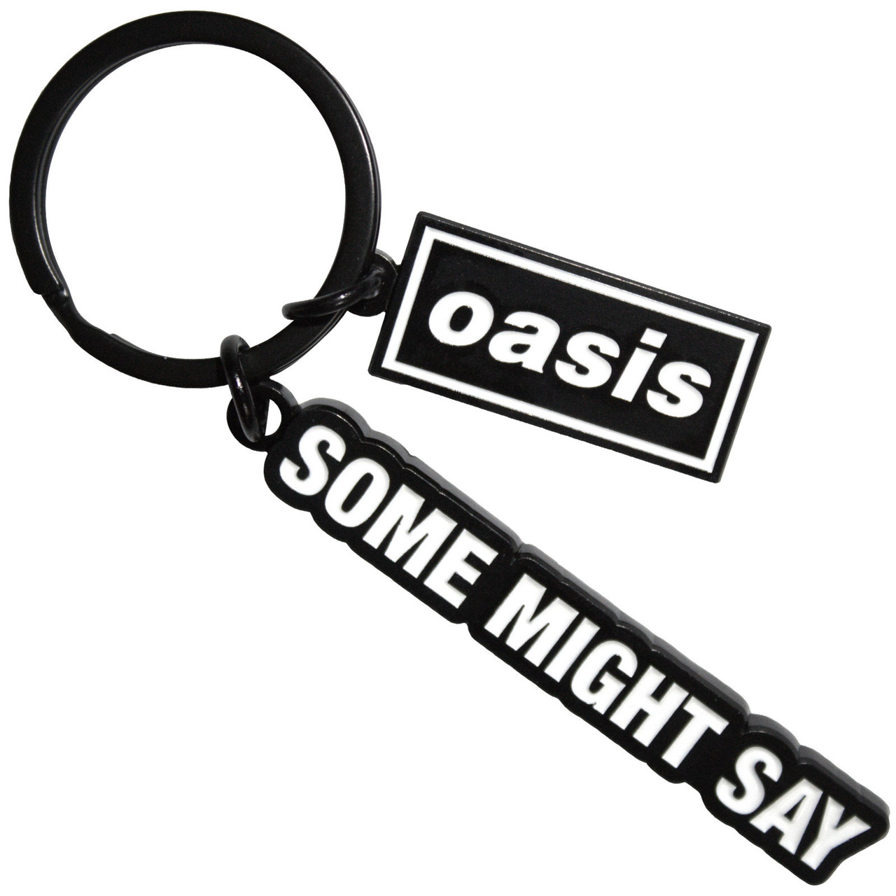 Oasis 'Some Might Say Decca Logo Charm' Ex-Tour Keyring