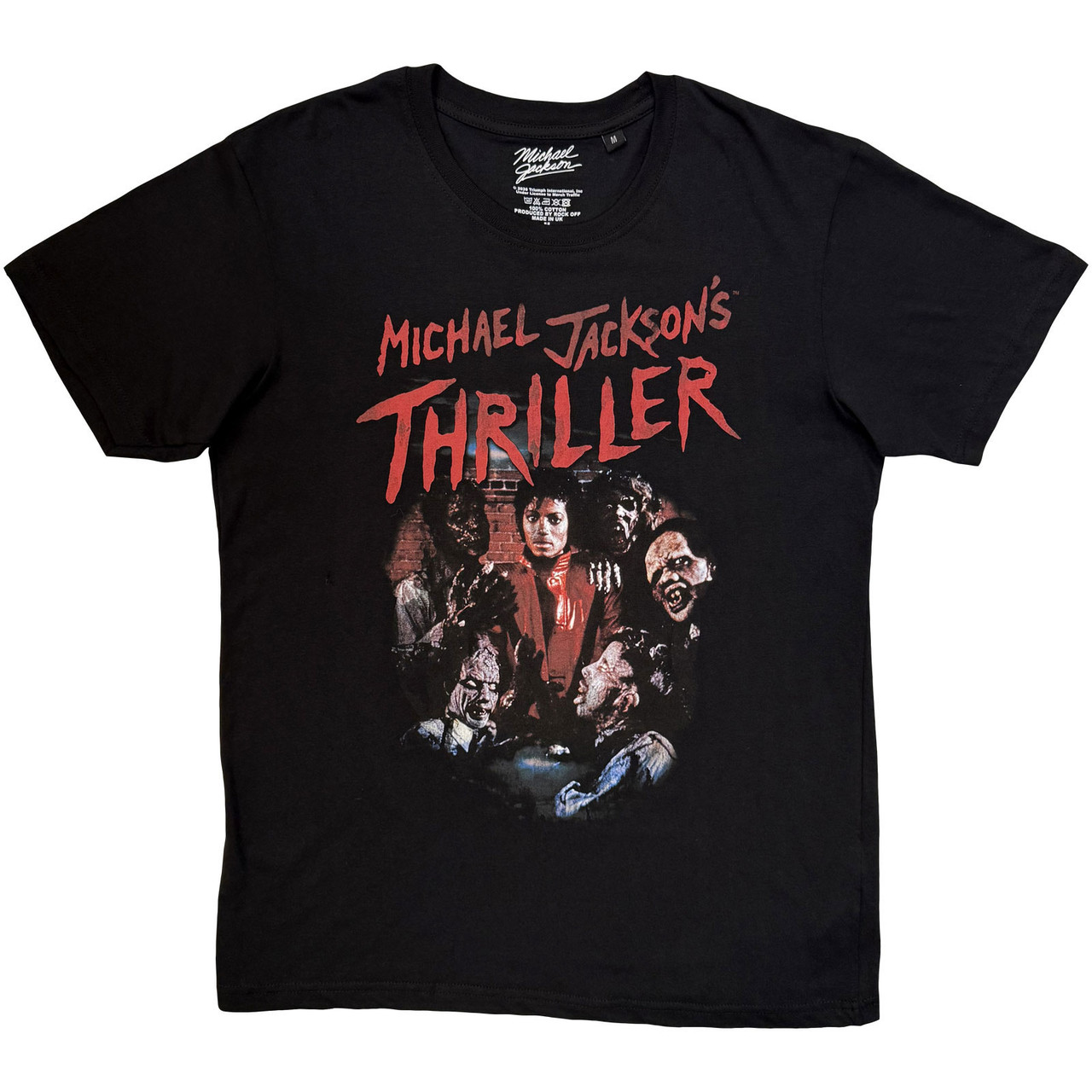 Michael Jackson 'Thriller Zombies' (Black) T-Shirt
