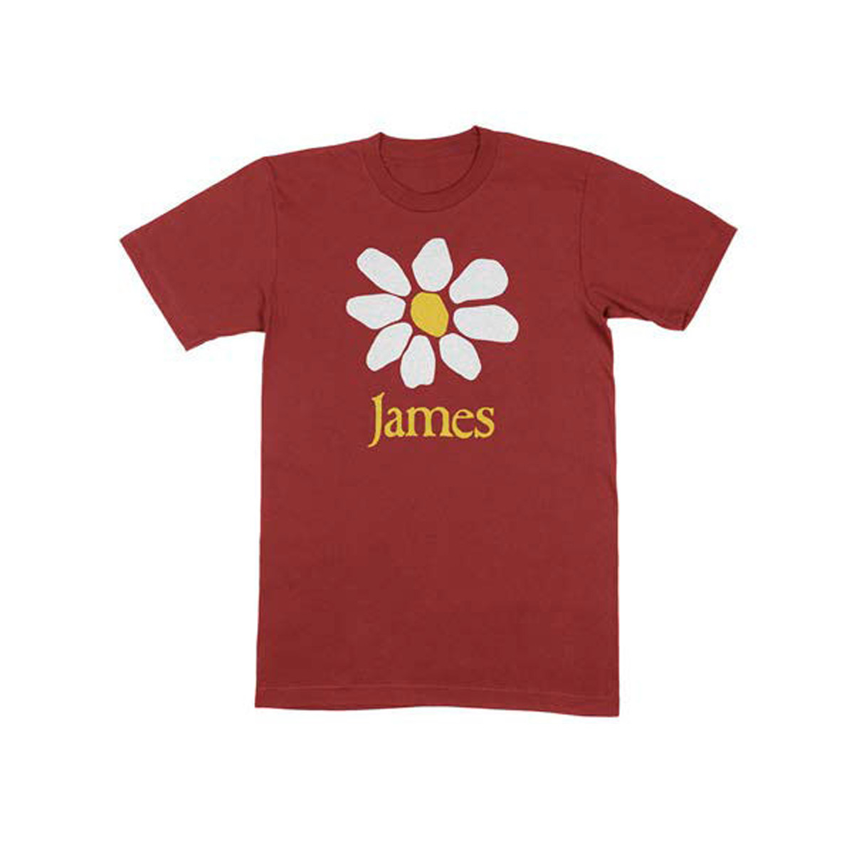 James 'Daisy Logo' (Red) T-Shirt