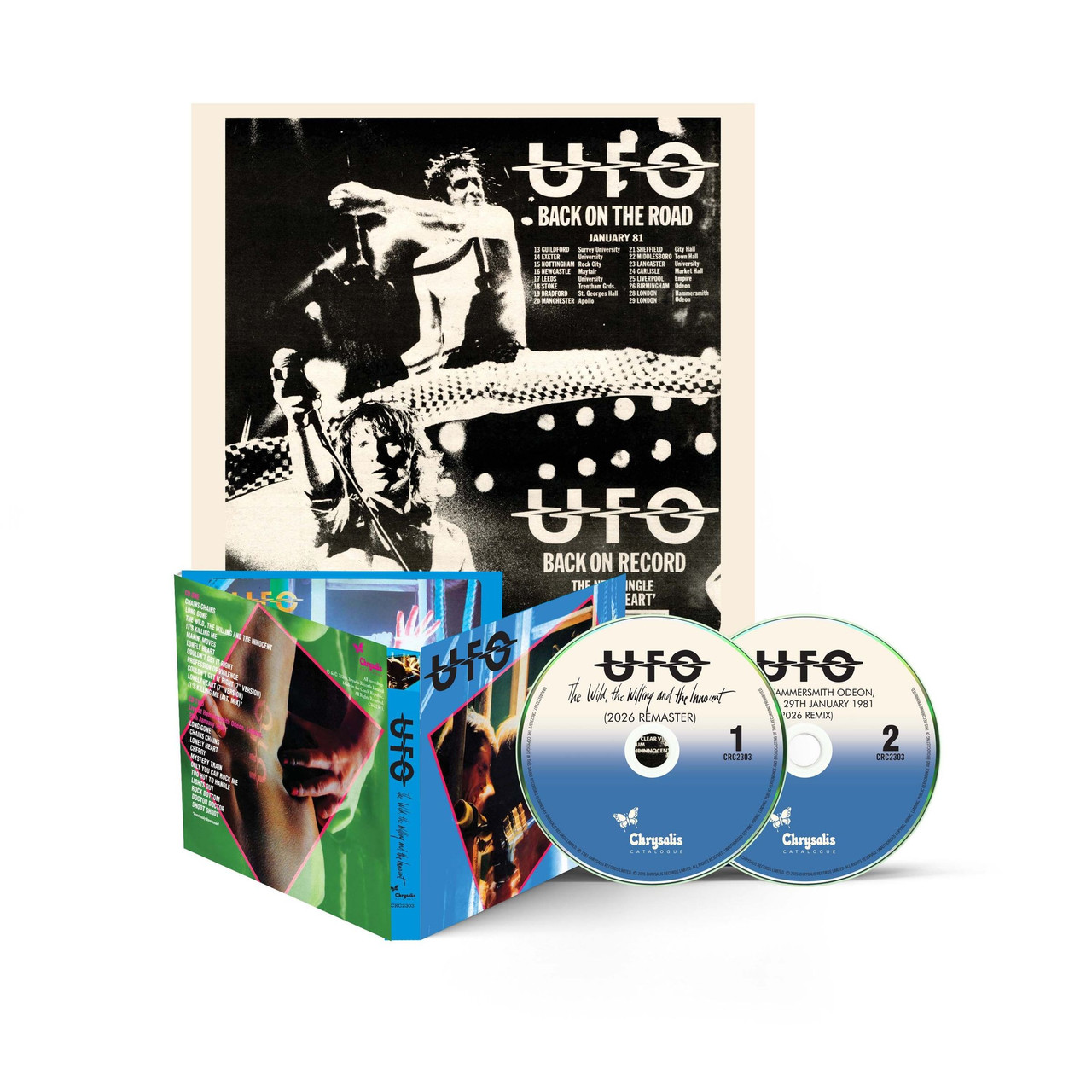 UFO 'The Wild, The Willing & The Innocent' (Remastered Deluxe Edition) 2CD Digipack