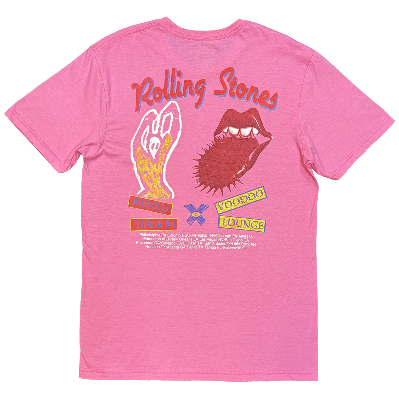 The Rolling Stones 'Voodoo Lounge 1994' (Pink) T-Shirt