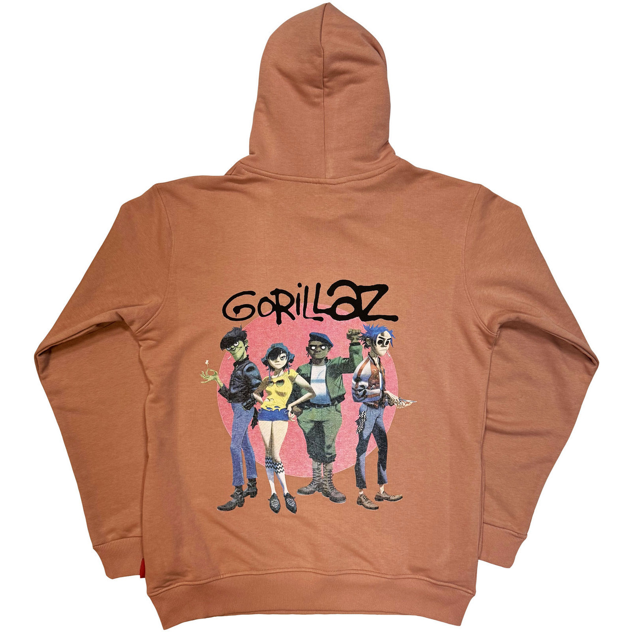 Gorillaz 'Group Circle Rise' (Pink) Unplugged Pull Over Hoodie