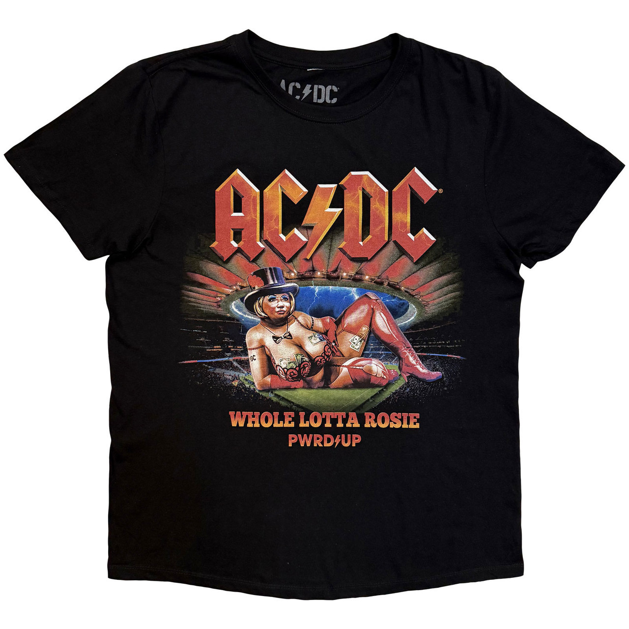 AC/DC 'Whole Lotta Madrid EU Tour '25' (Black) T-Shirt