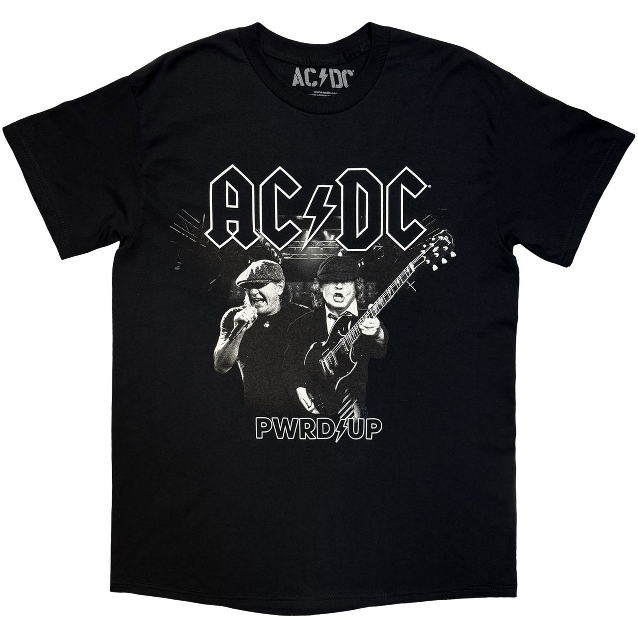AC/DC 'B&W Photo North American Tour '25' (Black) T-Shirt