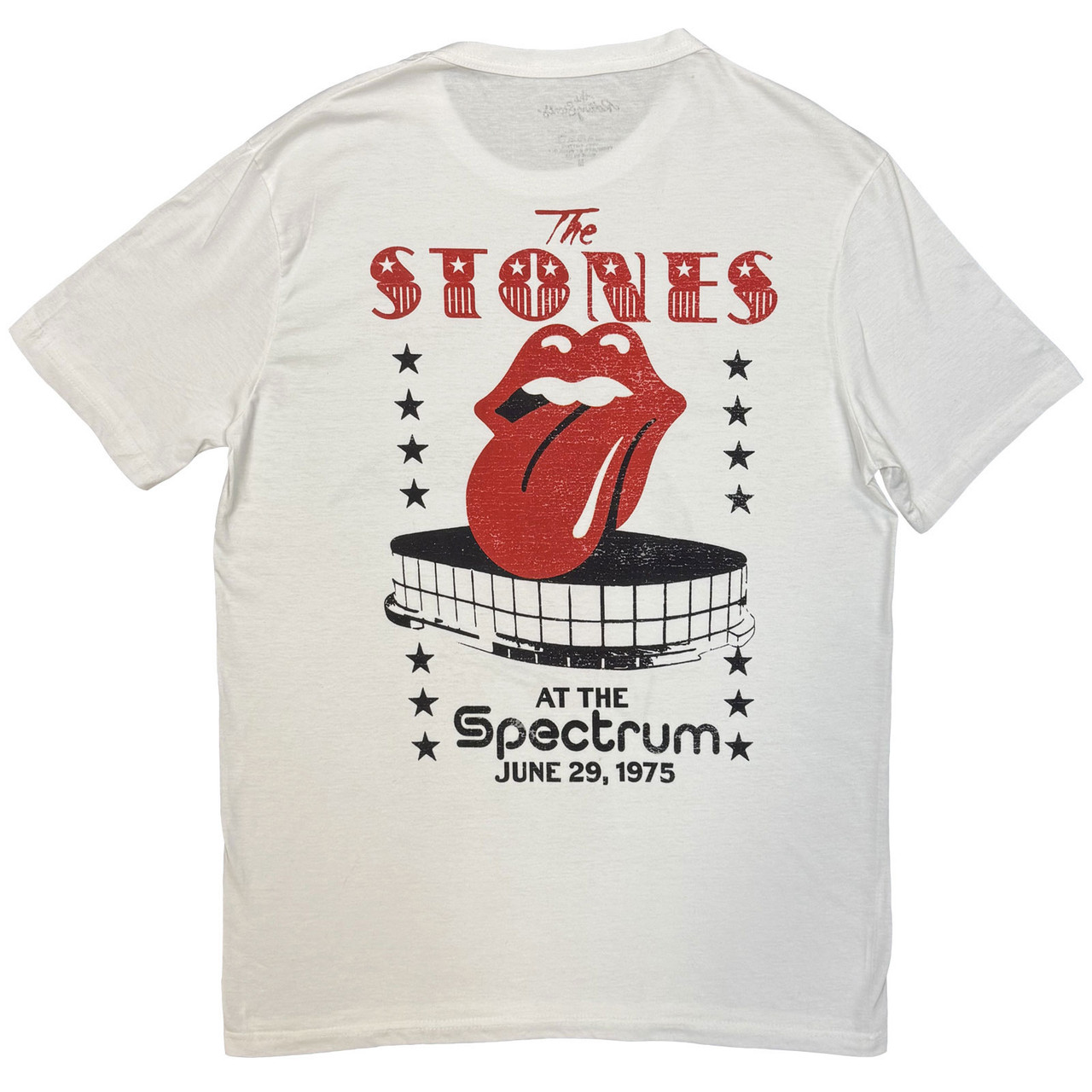The Rolling Stones 'Philadelphia Eagle 1975' (White) T-Shirt